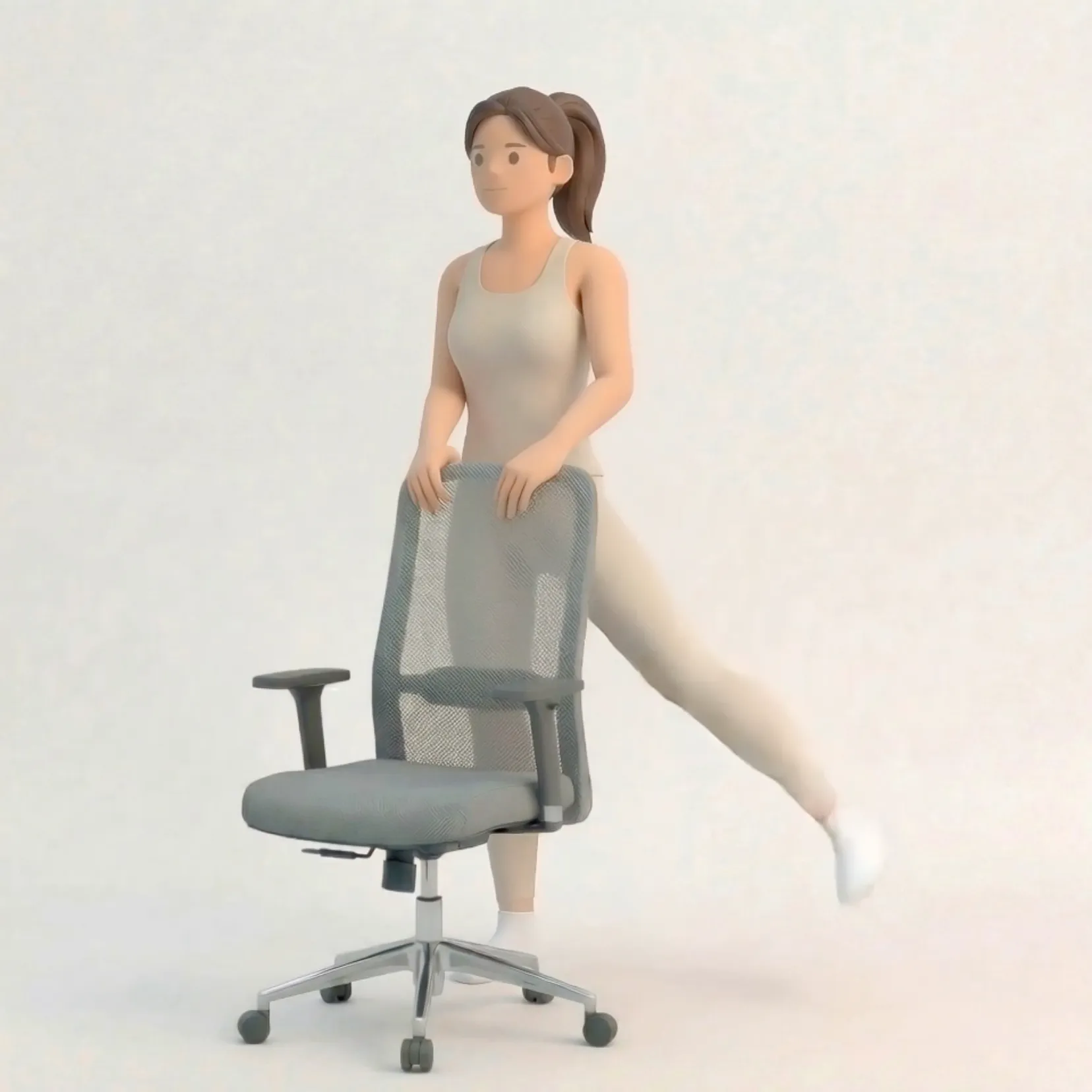 Chair Side Leg Raise