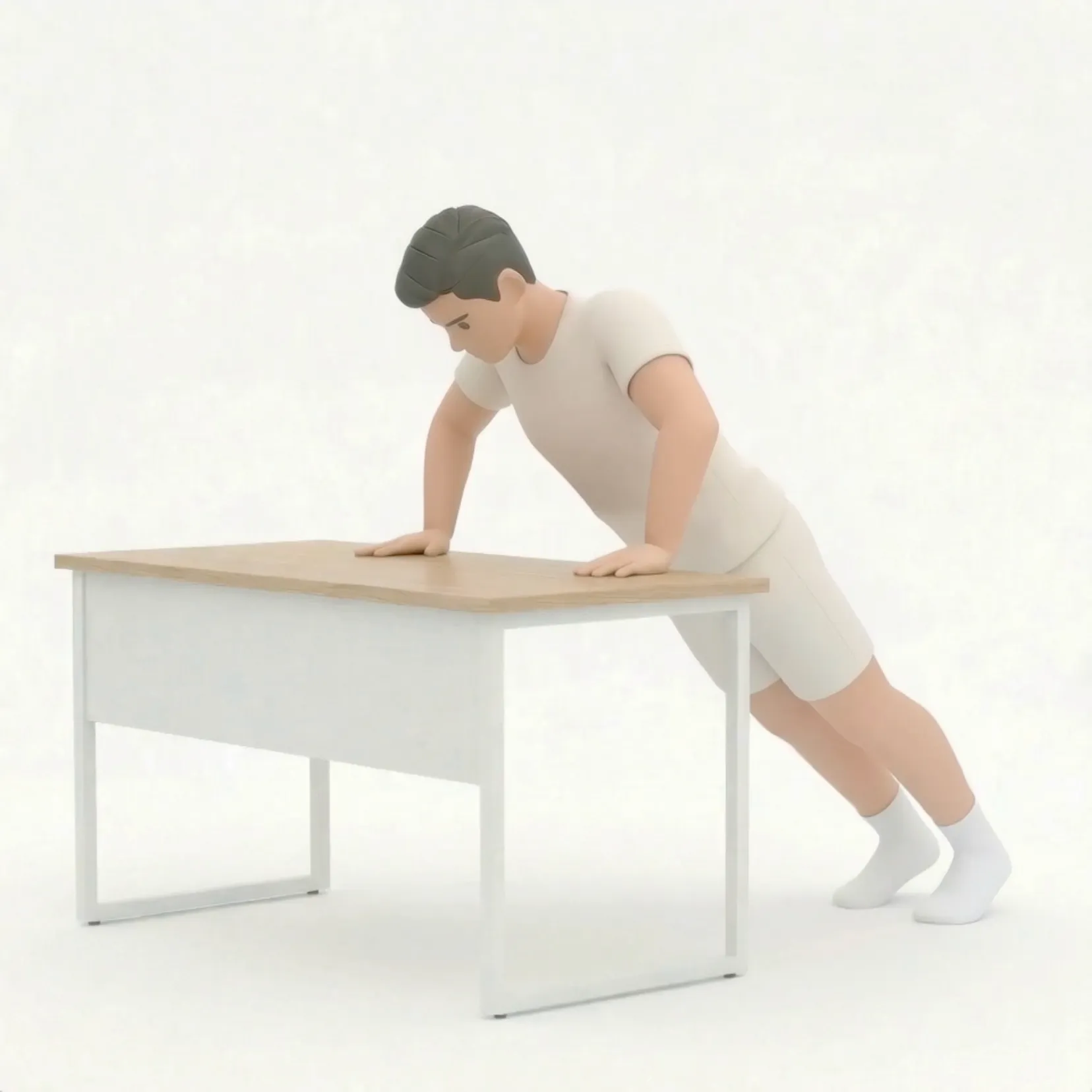 Desk Incline Plank Hold