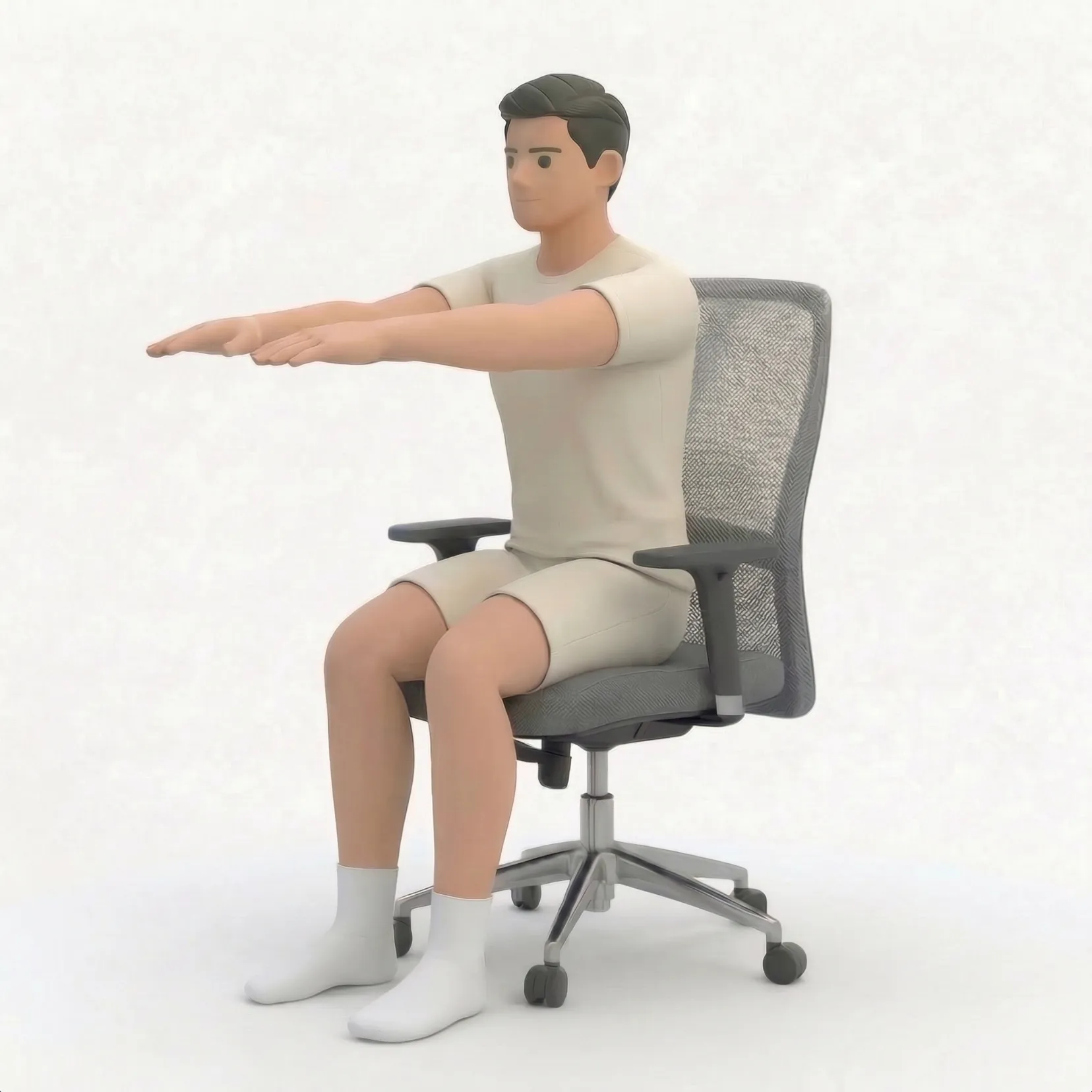Seated Upper Back Stretch