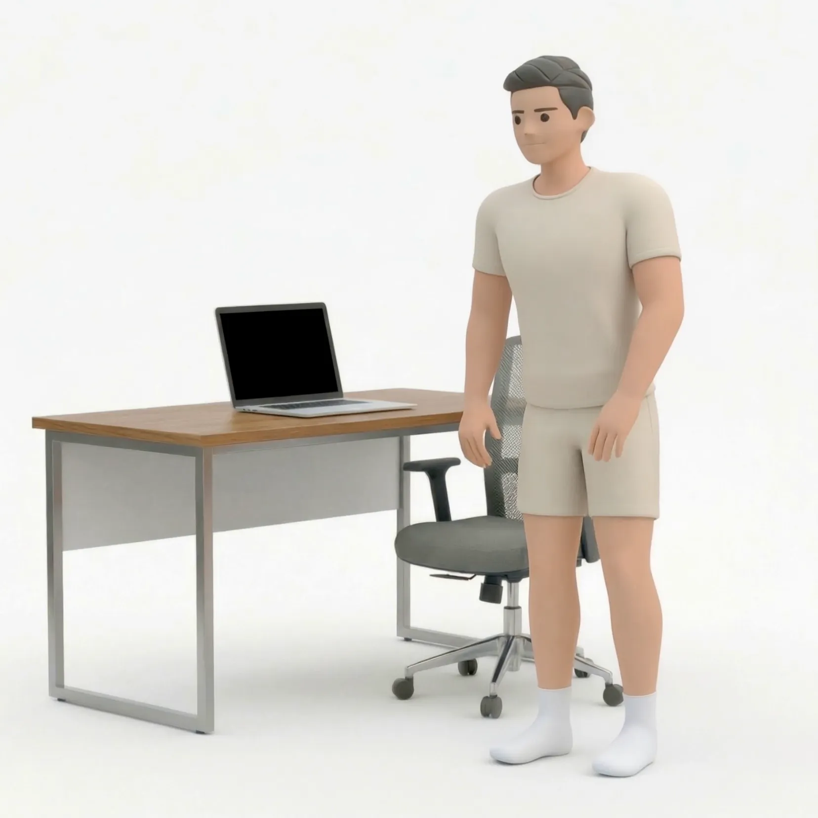 Standing Lat Stretch